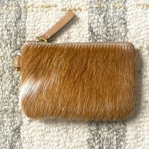 Rodeo Primecut caramel cowhide pouch